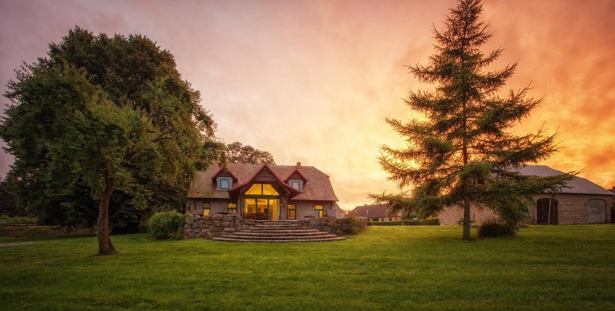 J1 Idyllisches Ferienhaus Mit Seeblick Julchendorf ภายนอก รูปภาพ
