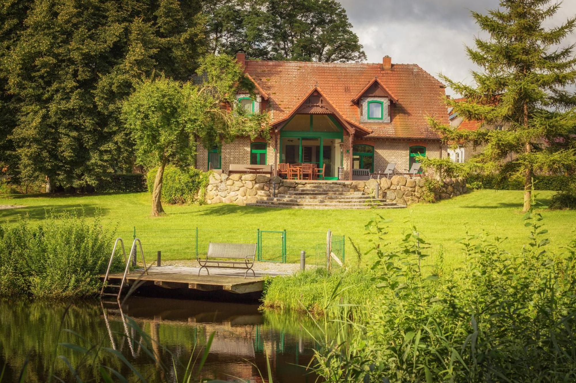 J1 Idyllisches Ferienhaus Mit Seeblick Julchendorf ภายนอก รูปภาพ
